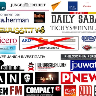 Alternative Medien - Deutschlands schnellste Nachrichten sind investigativ, fair und unzensiert групове зображення