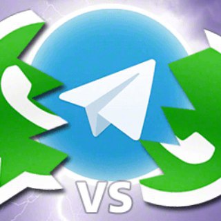 Telegram vs. WhatsApp group image